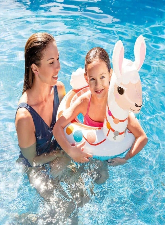 BOXO Animla Printed Safety Pool Ring Tube Deer Shape Floating Beach Float Raft Water for Kids - 1pcs - Image 1